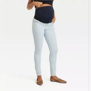 NWT Isabel Maternity Light Wash Skinny Maternity Jeans Size 14